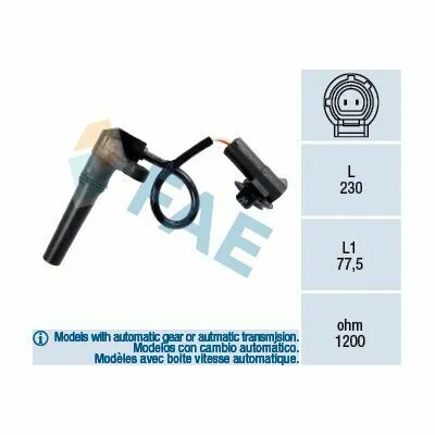 FAE 79281 Sensore n° Giri, Cambio Automatico Occasione