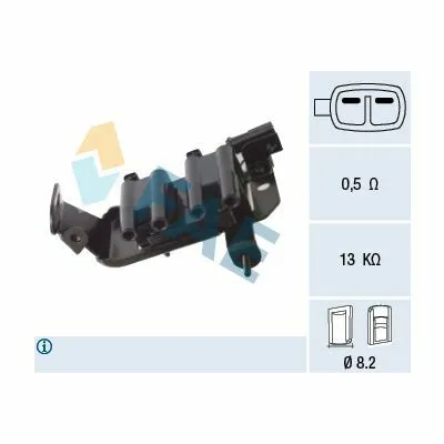 Prezzo Conveniente FAE 80419 Bobina d‘Accensione
