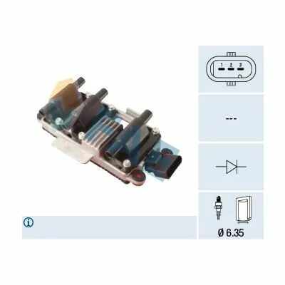 Consegna Rapida FAE 80445 Bobina d‘Accensione