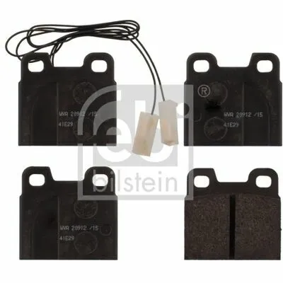 FEBI BILSTEIN 116001 Kit Pastiglie Freno, Freno a Disco Spedizione Espresso