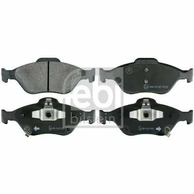 FEBI BILSTEIN 116402 Kit Pastiglie Freno, Freno a Disco Reso Gratuito