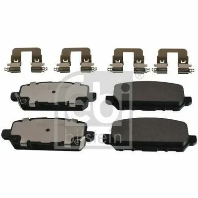 FEBI BILSTEIN 116406 Kit Pastiglie Freno, Freno a Disco Professionale