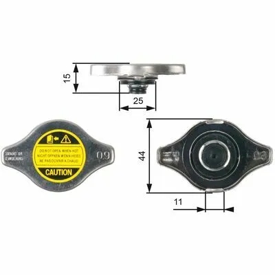 GATES RC127 Tappo, Serbatoio Refrigerante Occasione