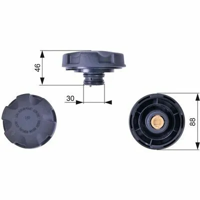 Prezzo Ridotto GATES RC241 Tappo, Serbatoio Refrigerante