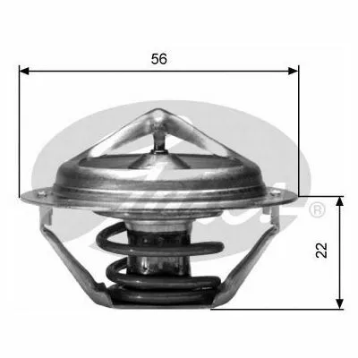 Direttamente Dal Produttore GATES TH06182G1 Termostato, Refrigerante