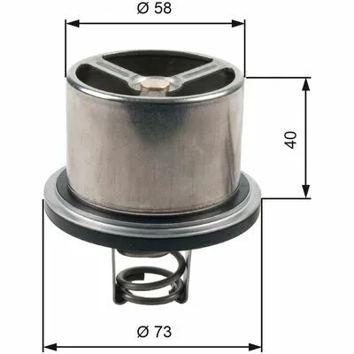 GATES TH07882 Termostato, Refrigerante Super Prezzo
