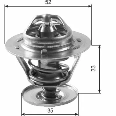 Prezzo Basso GATES TH12588G1 Termostato, Refrigerante