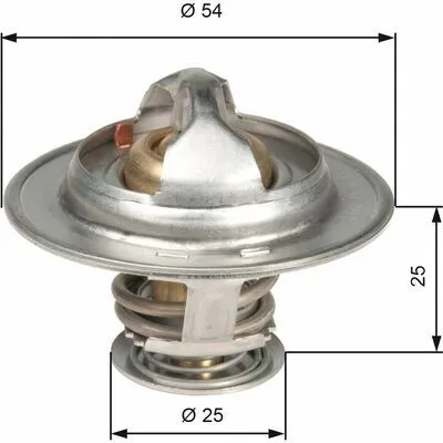 GATES TH13076G1 Termostato, Refrigerante Popolare