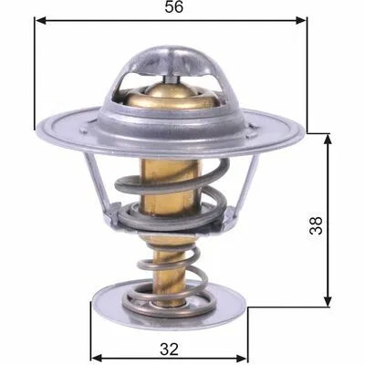 Soddisfatti O Rimborsati GATES TH13182G1 Termostato, Refrigerante