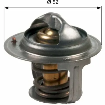 GATES TH47188G1 Termostato, Refrigerante Esclusivo