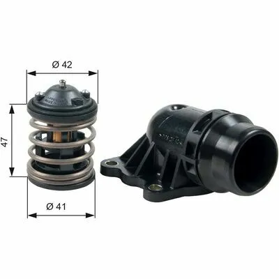 GATES TH47487K2 Termostato, Refrigerante Spedizione Espresso