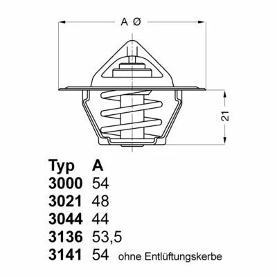 Miglior Prezzo WAHLER 3141.87D Termostato, Refrigerante