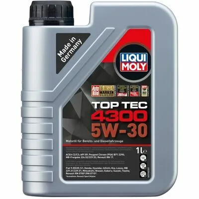 LIQUI MOLY Top Tec 4300 5W-30 2323 Olio Motore Soddisfatti O Rimborsati