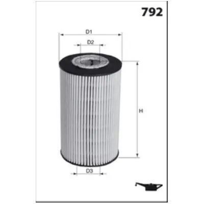 Occasione MECAFILTER ELH4336 Filtro Olio