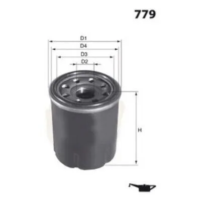 MECAFILTER ELH4404 Filtro Olio Promozione Esclusiva