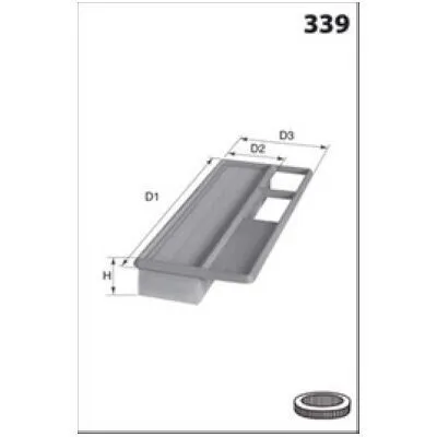 MECAFILTER ELP9391 Filtro Aria Reso Gratuito
