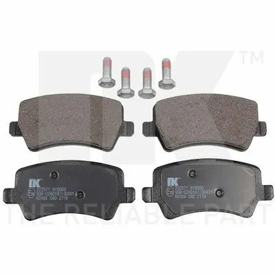 NK 222571 Kit Pastiglie Freno, Freno a Disco Reso Gratuito