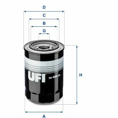 UFI 23.486.00 Filtro Olio Prezzo Basso