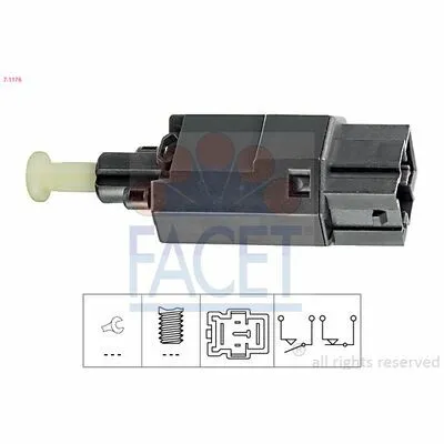 Occasione Imperdibile FACET Made in Italy - OE Equivalent 7.1176 Interruttore Luce Freno