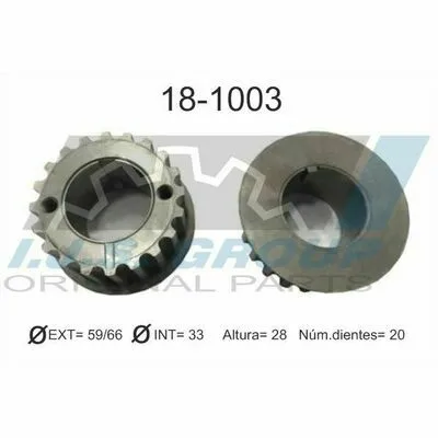 IJS GROUP Technology & Quality 18-1003 Ruota Dentata, Albero a Gomiti Scelto Dai Clienti
