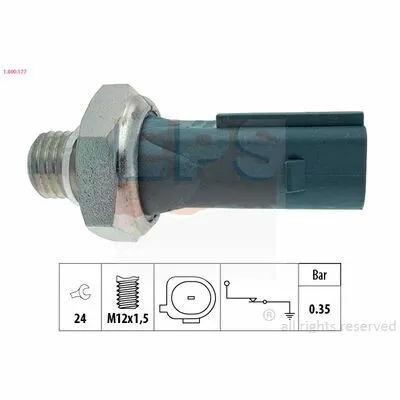 Esclusivo EPS Made in Italy - OE Equivalent 1.800.177 Interruttore a Pressione Olio