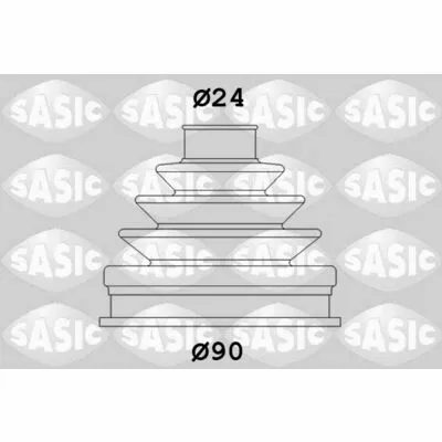SASIC 1906047 Soffietto, Sterzo Ultime Pezzi