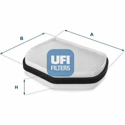 UFI 53.007.00 Filtro, Aria Abitacolo Reso Gratuito