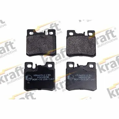 KRAFT AUTOMOTIVE 6011130 Kit Pastiglie Freno, Freno a Disco Economico