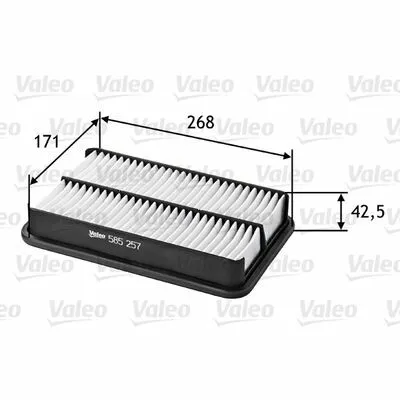 VALEO 585257 Filtro Aria Novità