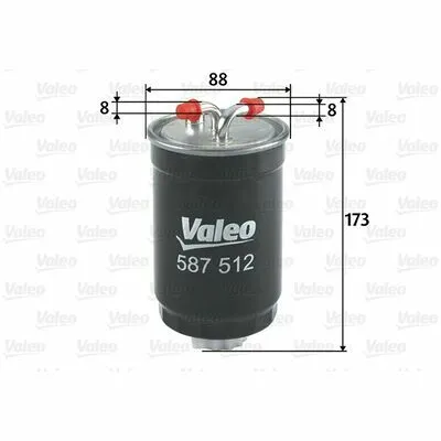 Offerta Limitata VALEO 587512 Filtro Carburante