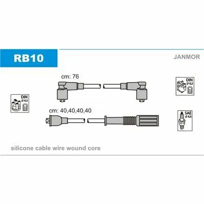 JANMOR RB10 Cavo Accensione Offerta