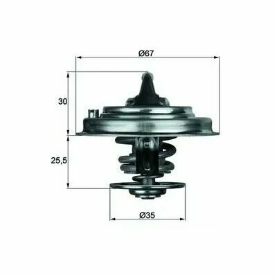 MAHLE BEHR TX 30 92D Termostato, Refrigerante Offerta Lampo