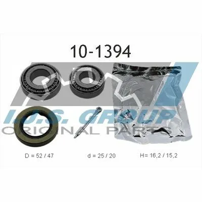 Reso Gratuito IJS GROUP 10-1394 Kit Cuscinetto Ruota