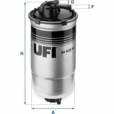 Non Perdere UFI 24.428.00 Filtro Carburante