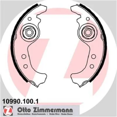 Ultima Occasione ZIMMERMANN 10990.100.1 Kit Ganasce Freno